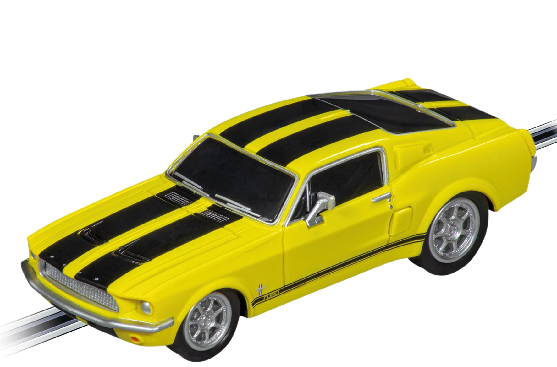 carrera-digital-132-ford-mustang-67-racing-yellow-slotcar image 1