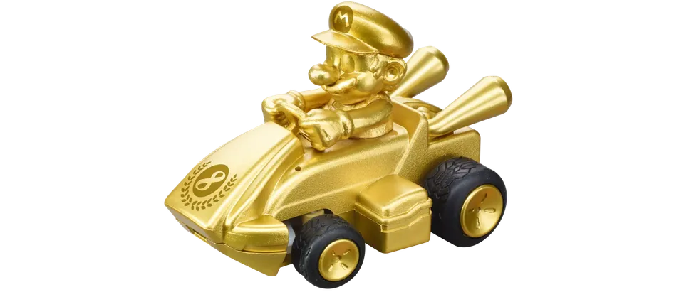 carrera-mario-kart-mini-rc-kart-mario-gold-6-2cm-ab-6-jahren image 1