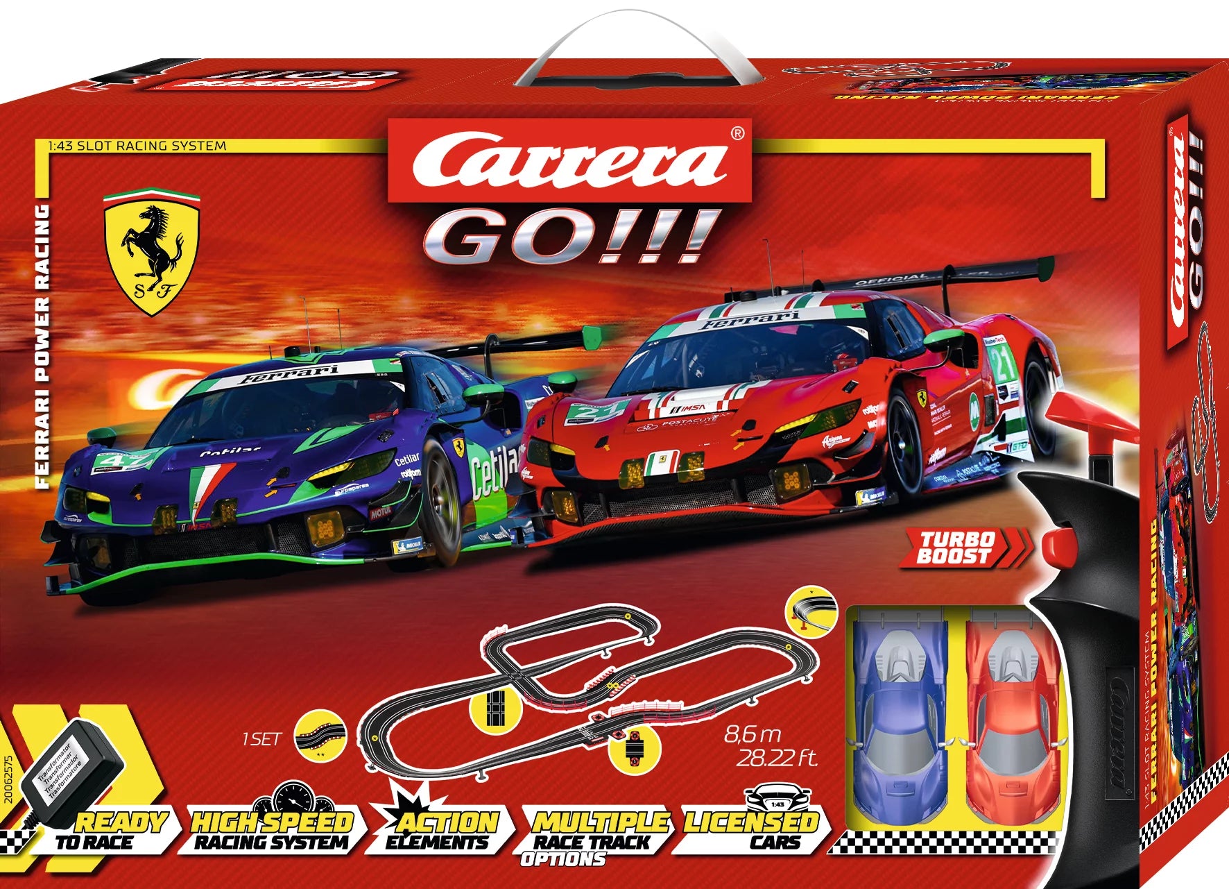 carrera-go-ferrari-power-racing-rennbahn-set-1-43-8-6-m image 1