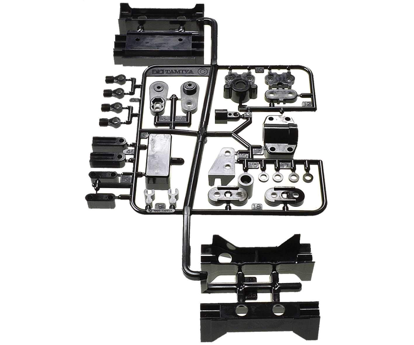 tamiya-300005564-c-teile-ersatzteil-lenkung-2-achs-truck image 1