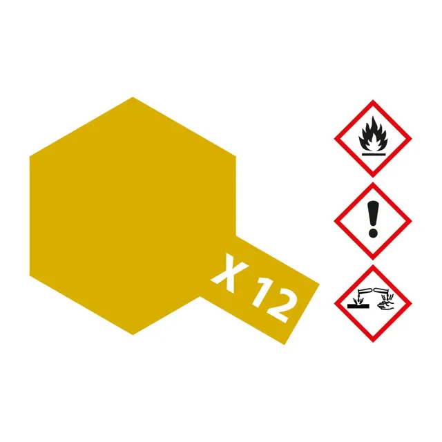 tamiya-x-12-blatt-gold-gl-nzend-23ml-acrylfarbe-81012 image 1
