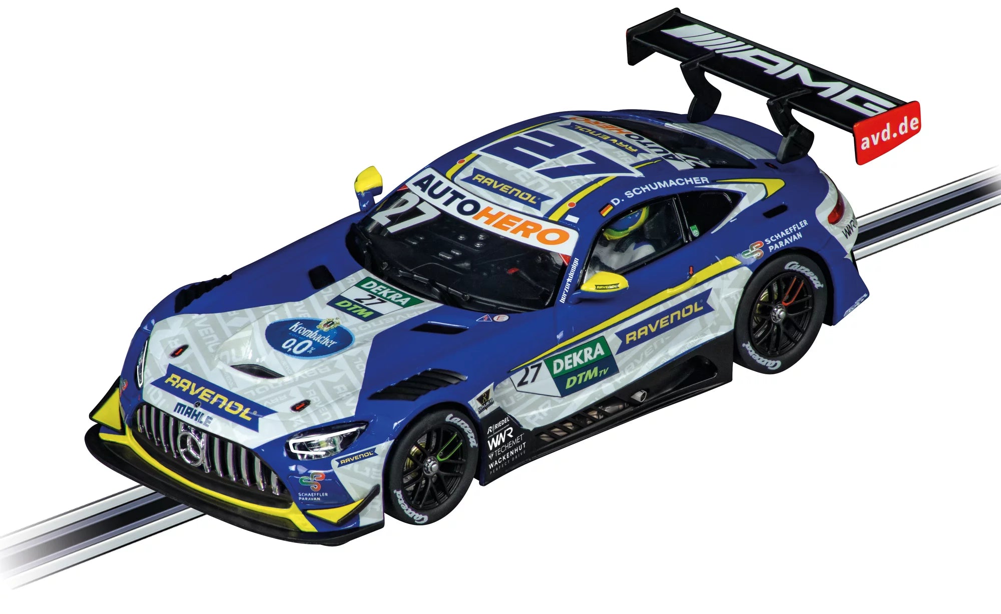 carrera-digital-132-mercedes-amg-gt3-evo-no-27-slotcar image 1