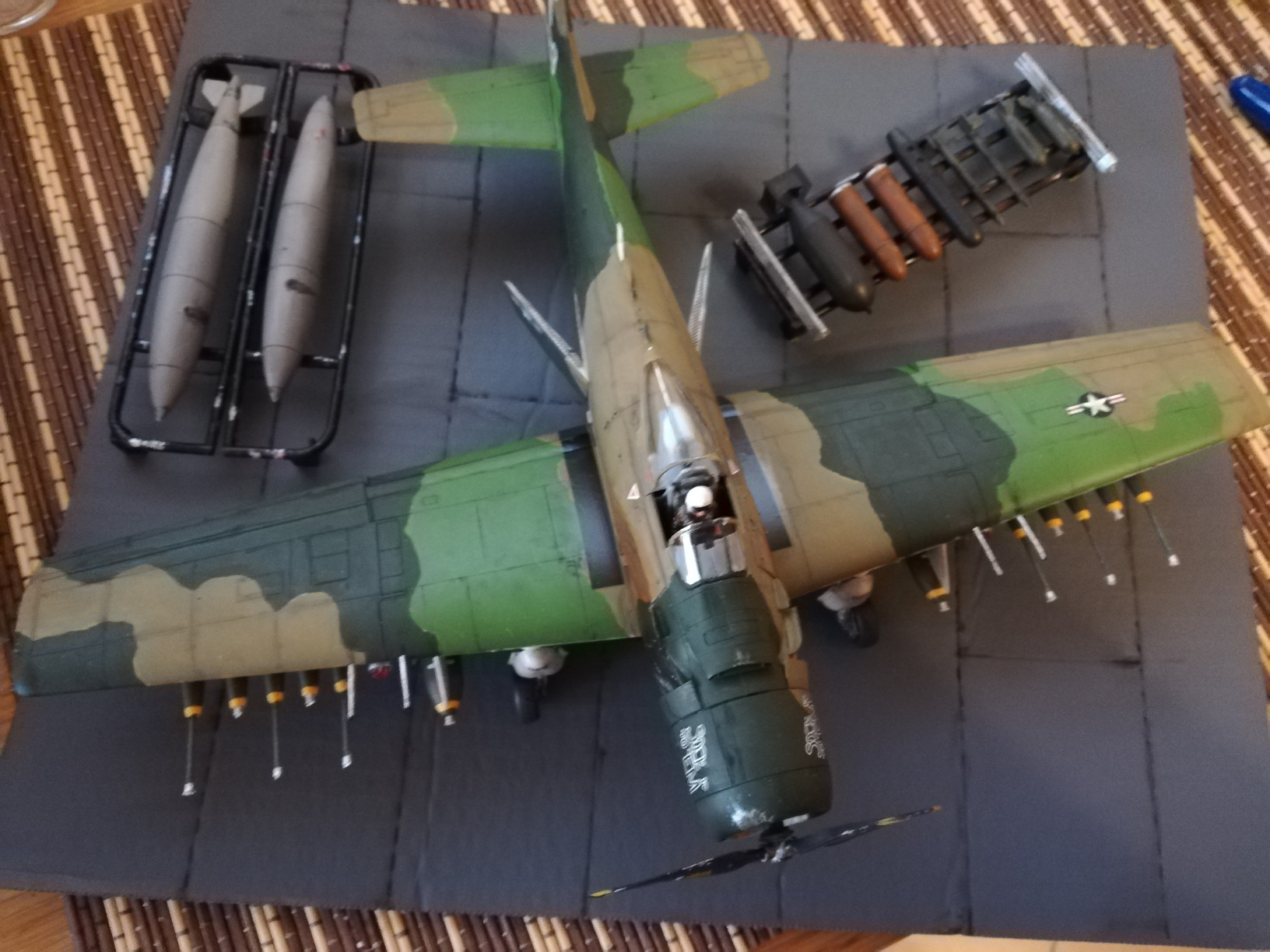 Propeller sitzt