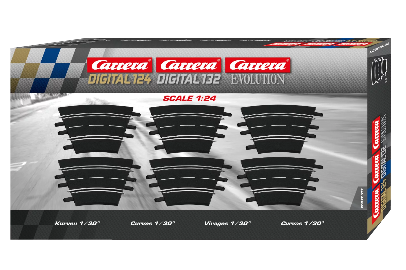 carrera-digital-132-kurve-1-30-6-teilig-180-grad image 2