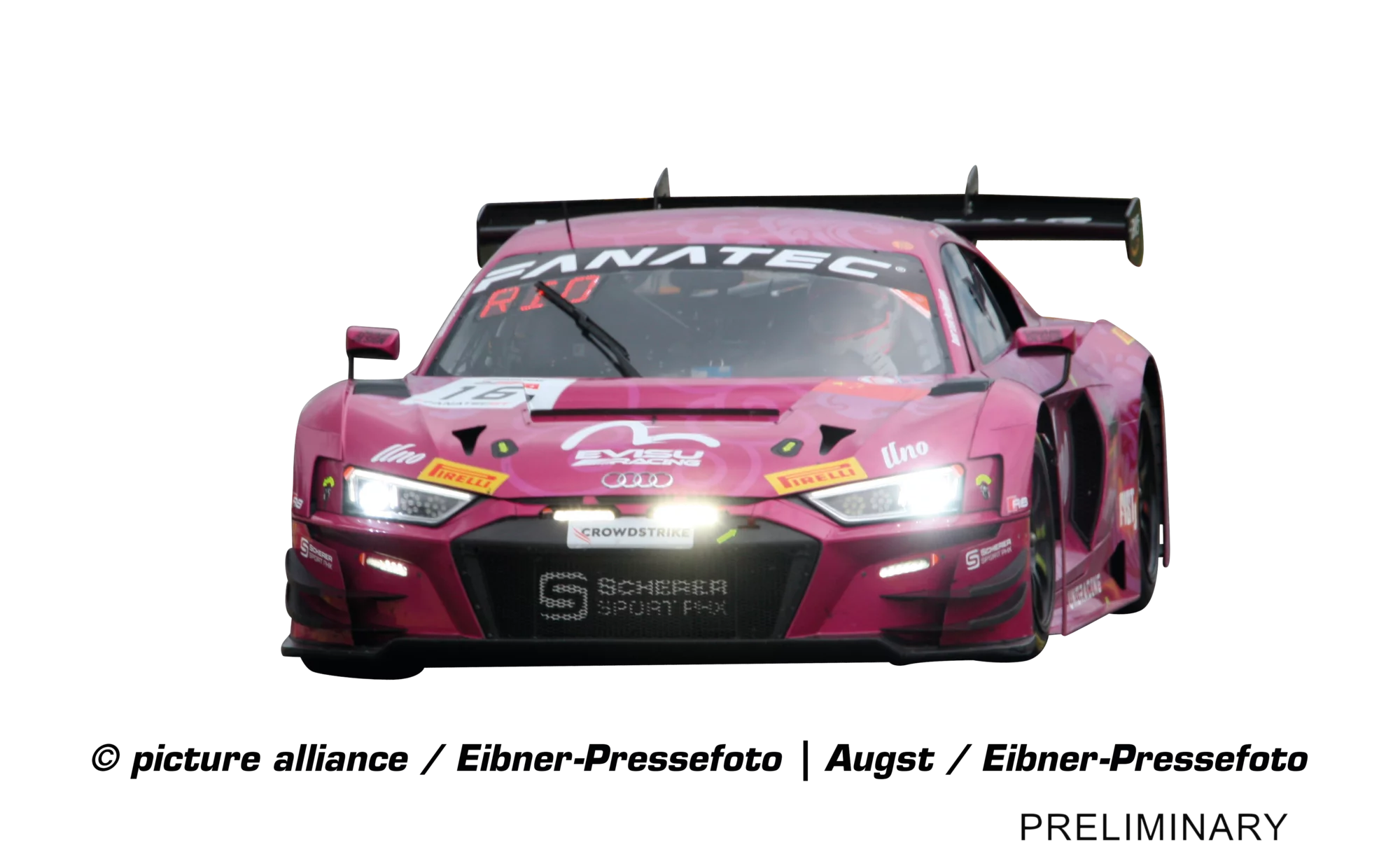 carrera-digital-132-audi-r8-lms-gt3-evo-ii-slotcar-no-16-1-32 image 1