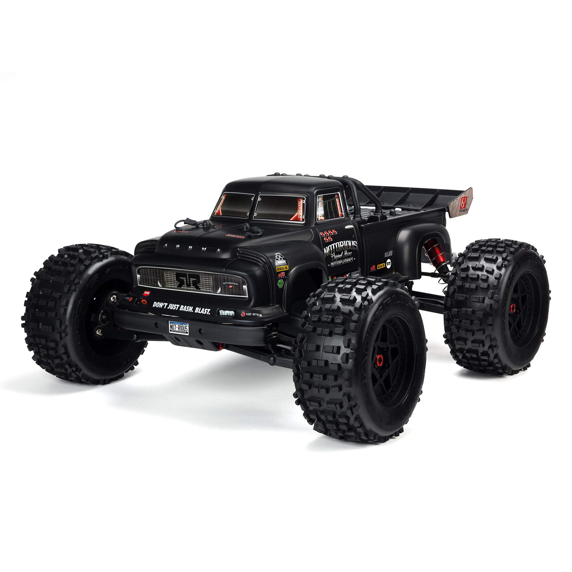 arrma-notorious-6s-v5-blx-stunt-truck-1-8-rtr-schwarz image 1