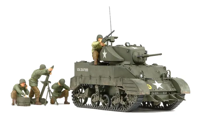 tamiya-m5a1-us-leichtpanzer-modellbausatz-1-35-35313 image 1