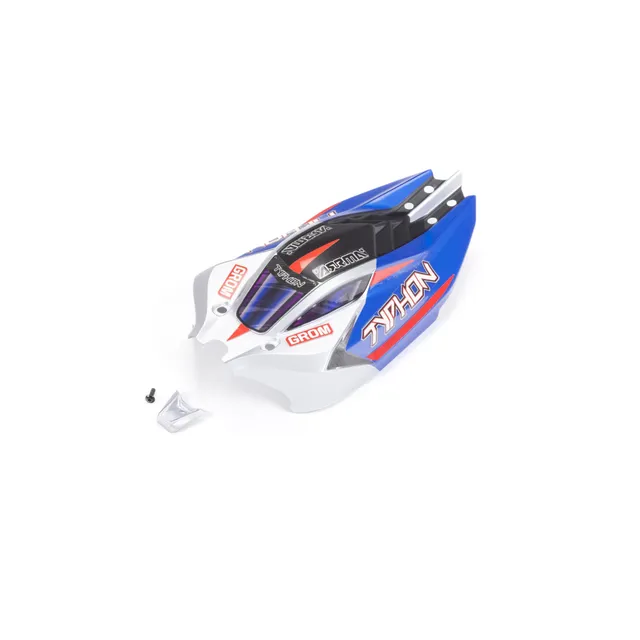 arrma-typhon-grom-body-karosserie-blau-silber-lackiert image 1