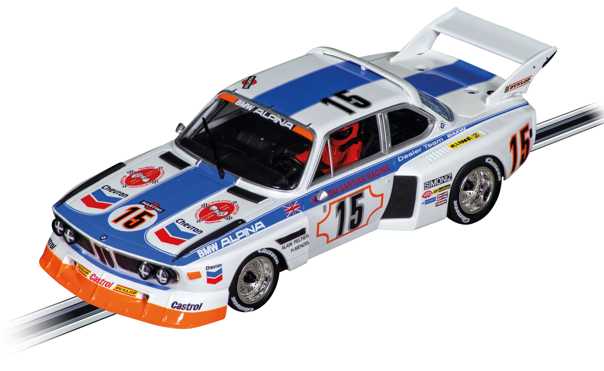 carrera-evolution-bmw-3-5-csl-slotcar-no-15-1-32-mit-licht image 2