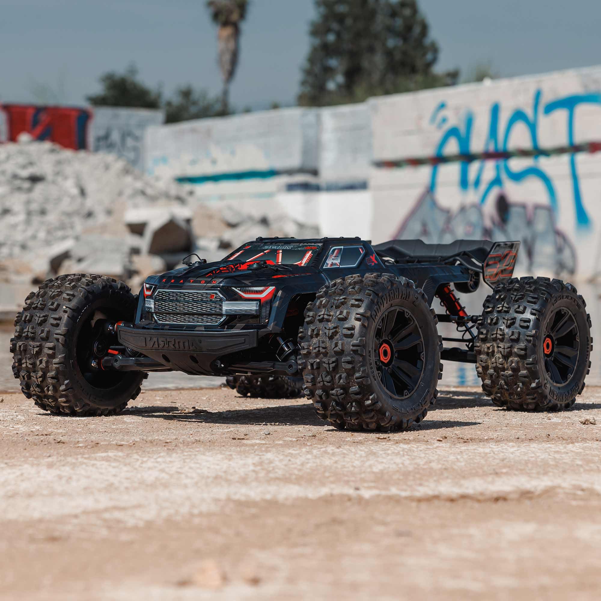 arrma-kraton-1-5-v2-8s-blx-exb-rc-truck-schwarz-rtr image 8