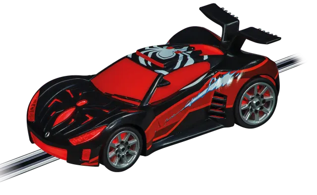 carrera-go-spider-man-speed-shifter-black-slotcar-1-43 image 1