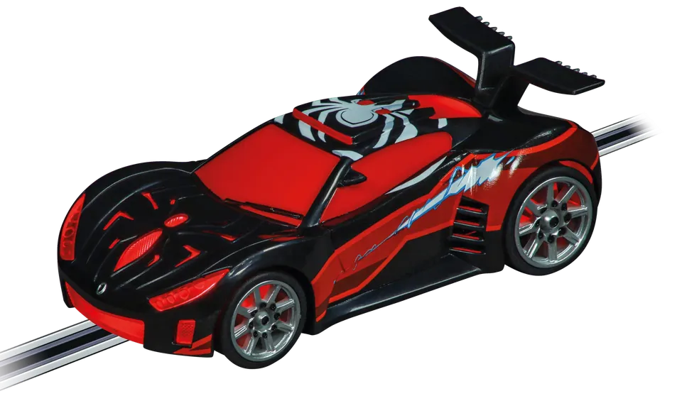 carrera-go-spider-man-speed-shifter-black-slotcar-1-43 image 1