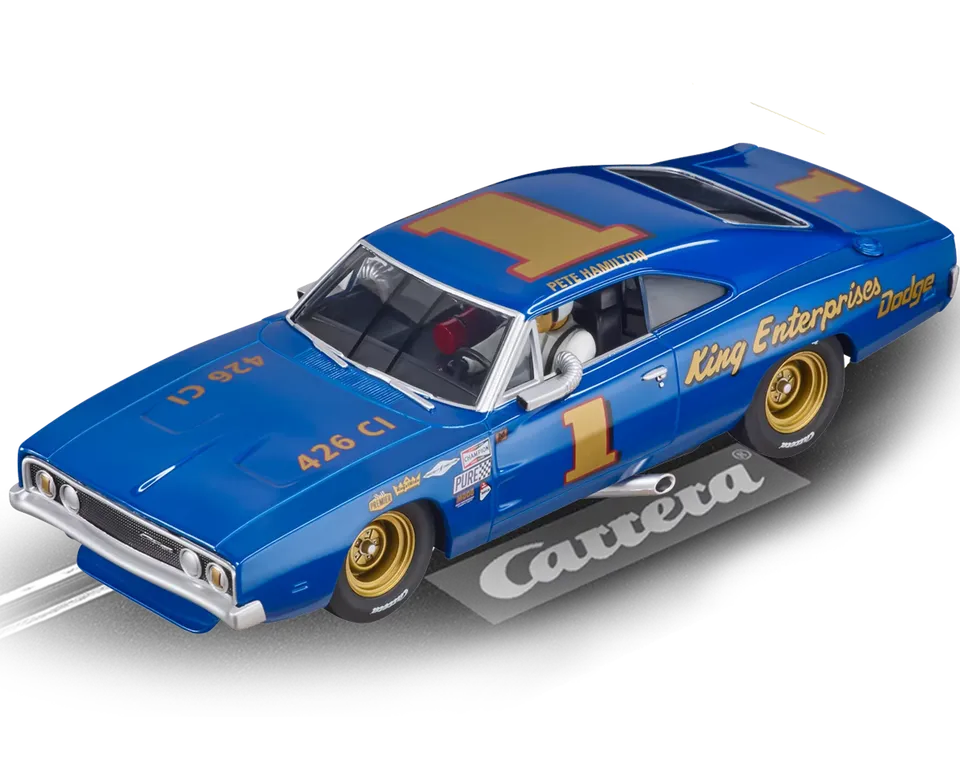 carrera-action-dodge-charger-500-no-1-slotcar-1-32-blau image 1
