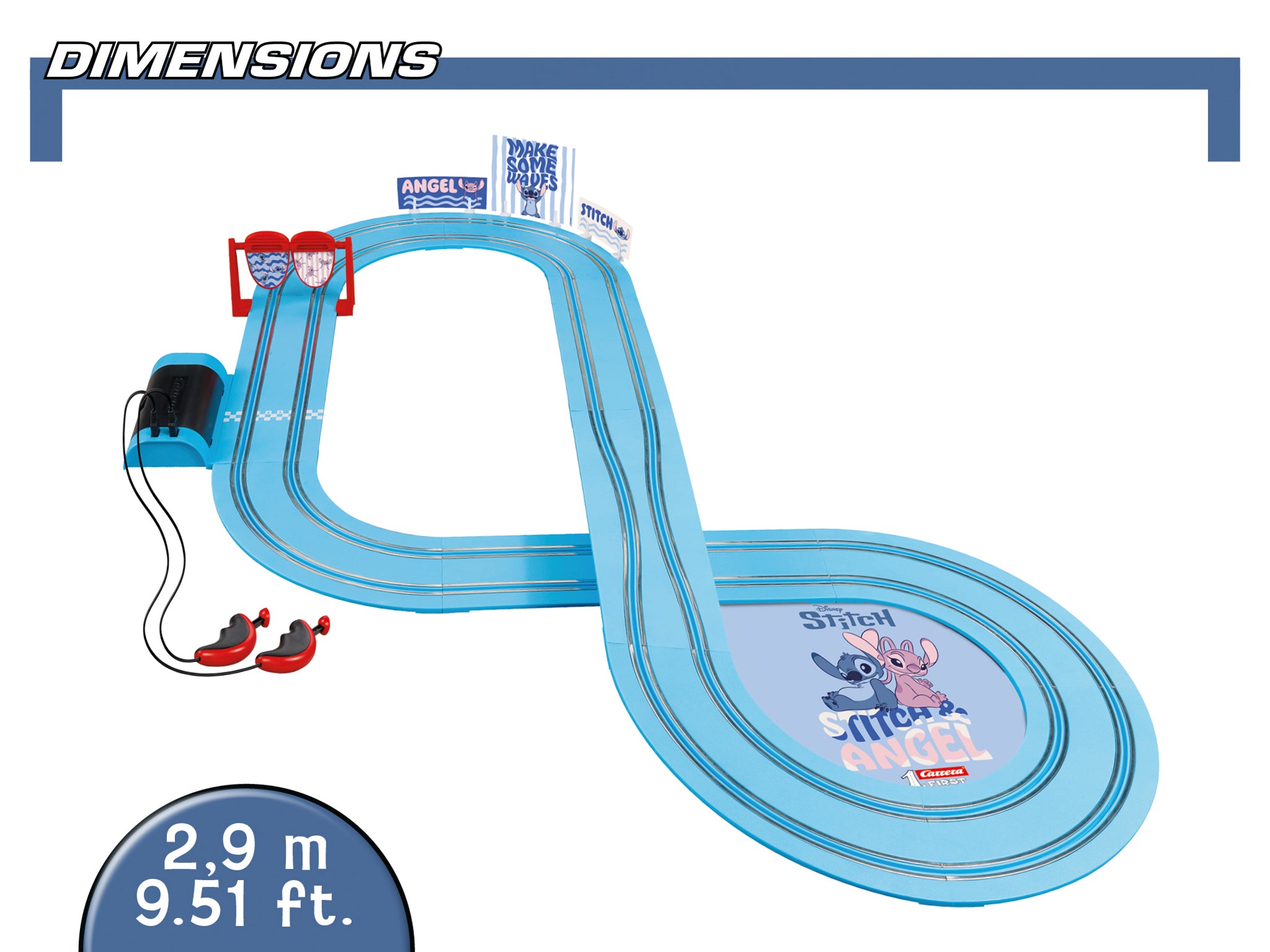 carrera-first-disney-stitch-slotcar-set-2-9m-kinderbahn image 3