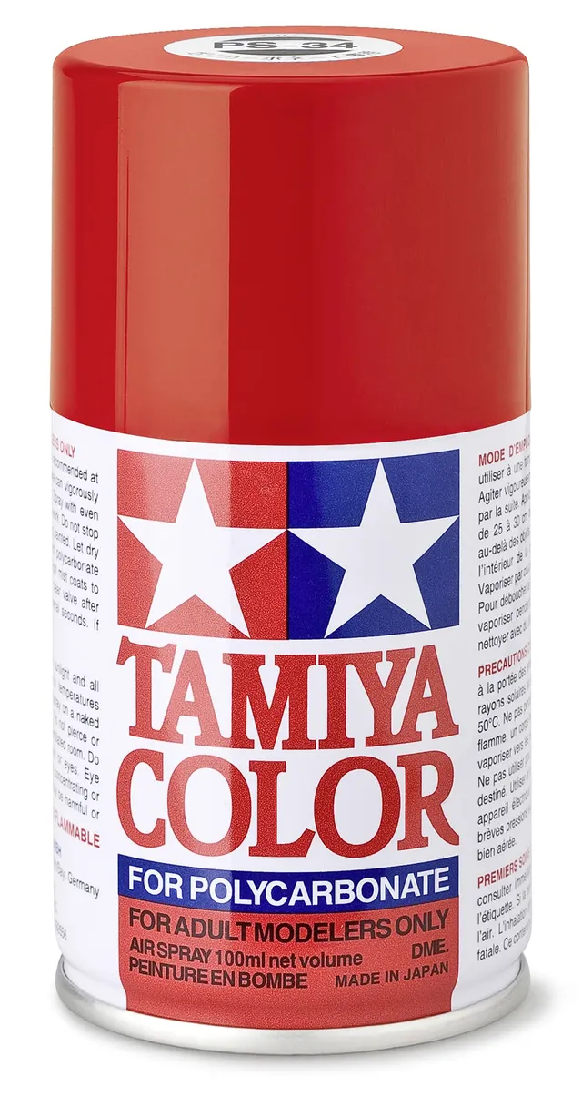 tamiya-ps-34-spr-hfarbe-hellrot-polycarbonat-100ml image 1