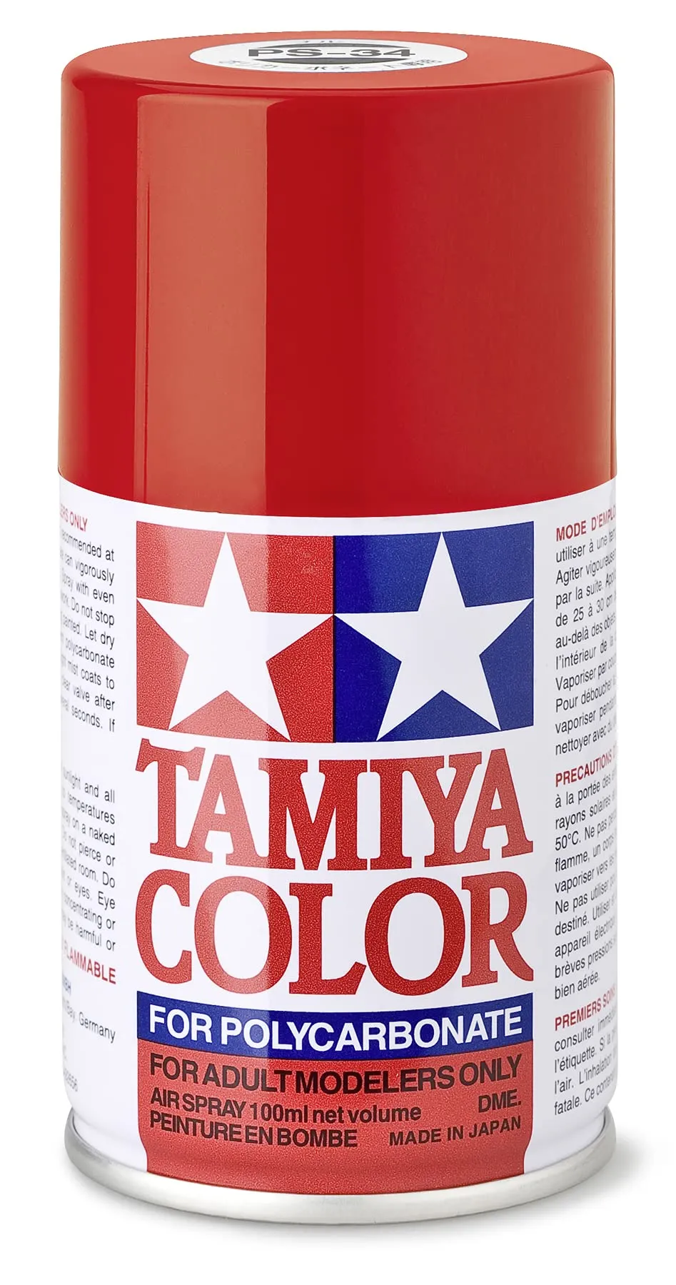 tamiya-ps-34-spr-hfarbe-hellrot-polycarbonat-100ml image 1