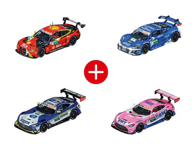 carrera-digital-132-dtm-slotcar-bundle-4er-set-bmw-mercedes-audi image 1