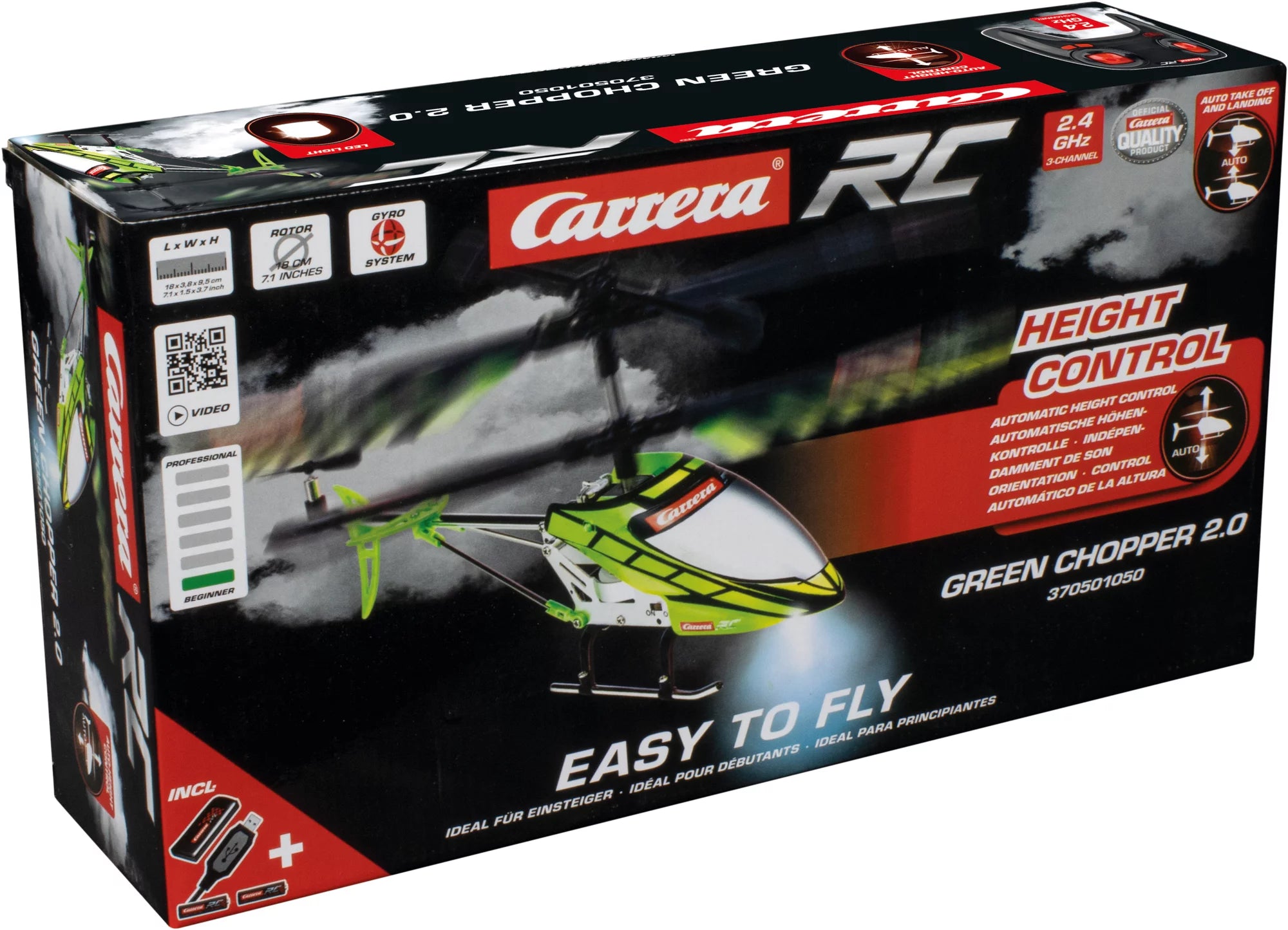 carrera-green-chopper-2-0-rc-helikopter-2-4-ghz-18cm image 4