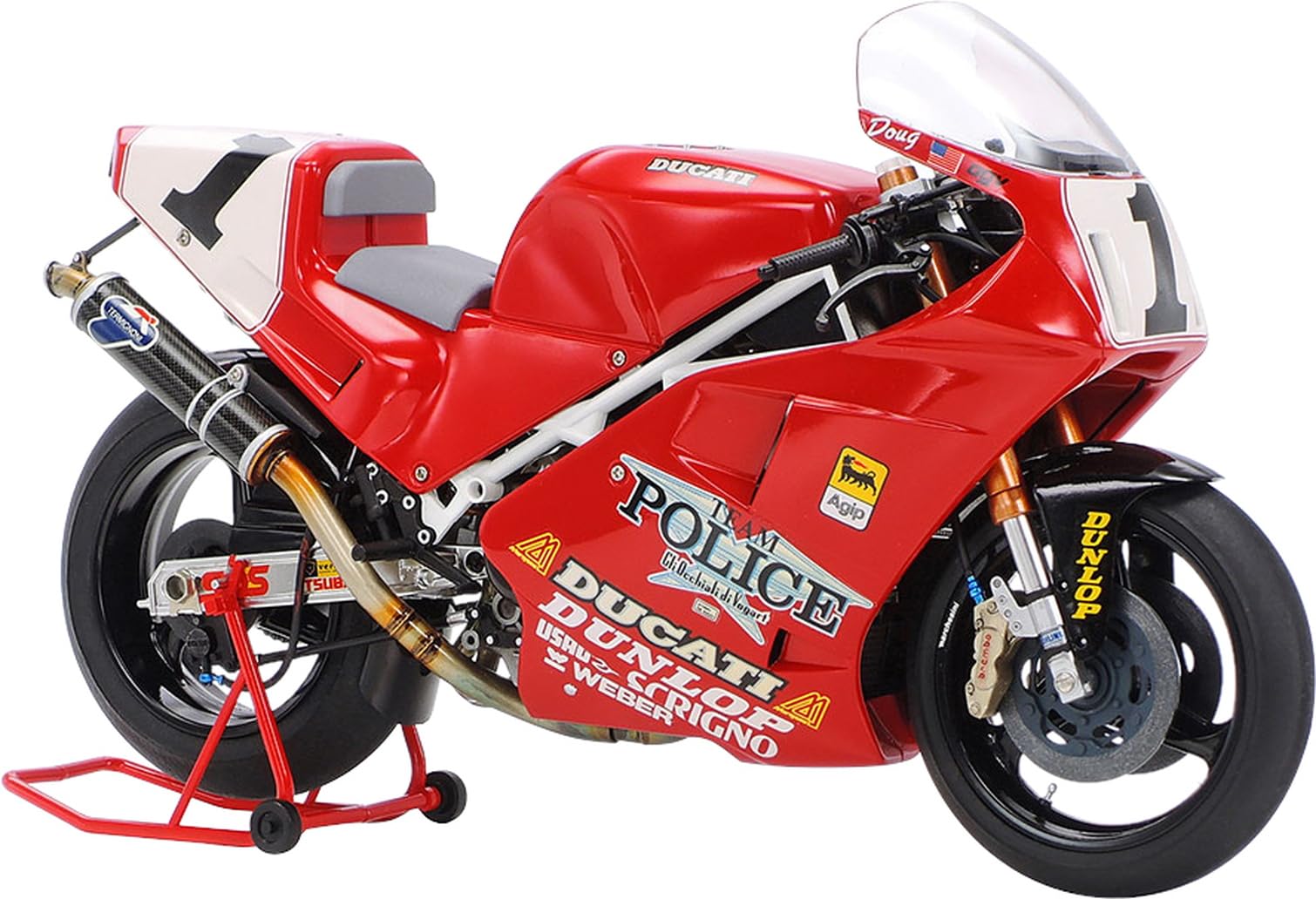 tamiya-300014063-ducati-888-modellbausatz-1-12-rot-1993 image 1