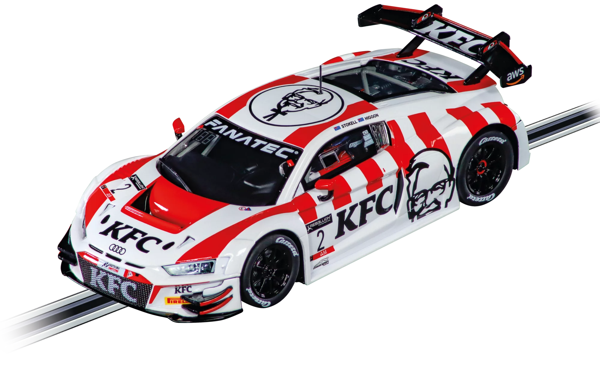 carrera-evolution-audi-r8-lms-gt3-evo-ii-kfc-no-2-1-32 image 1