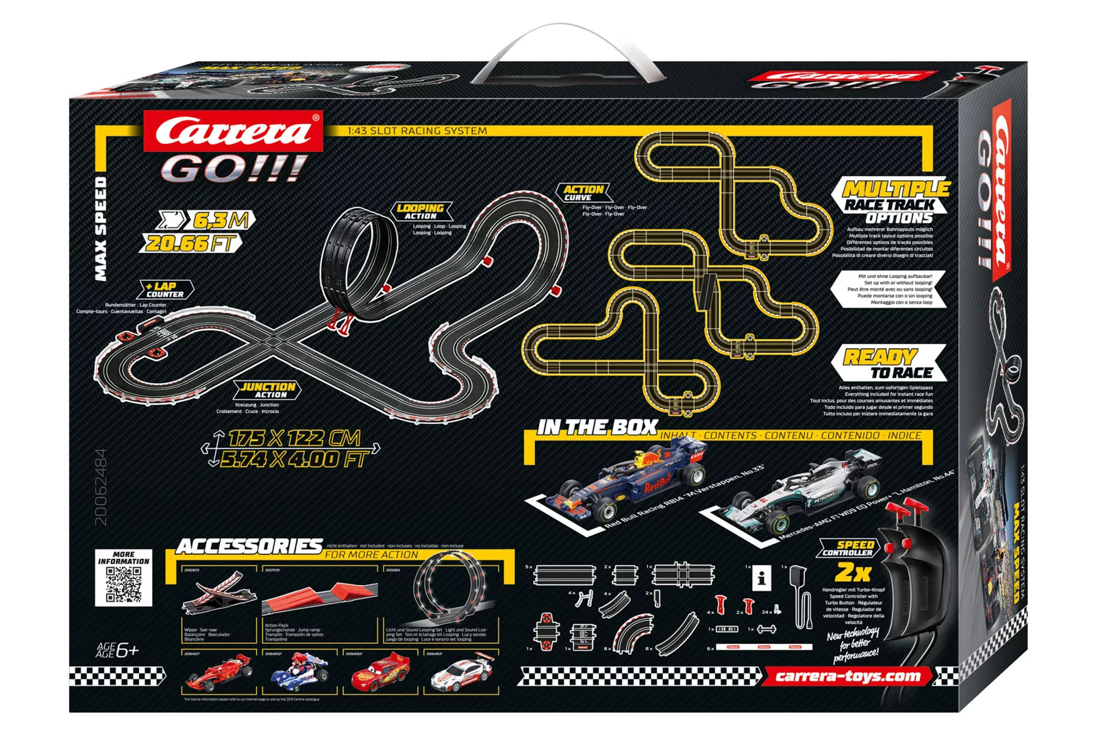 carrera-go-max-speed-formel-1-rennbahn-set-6-3m image 2