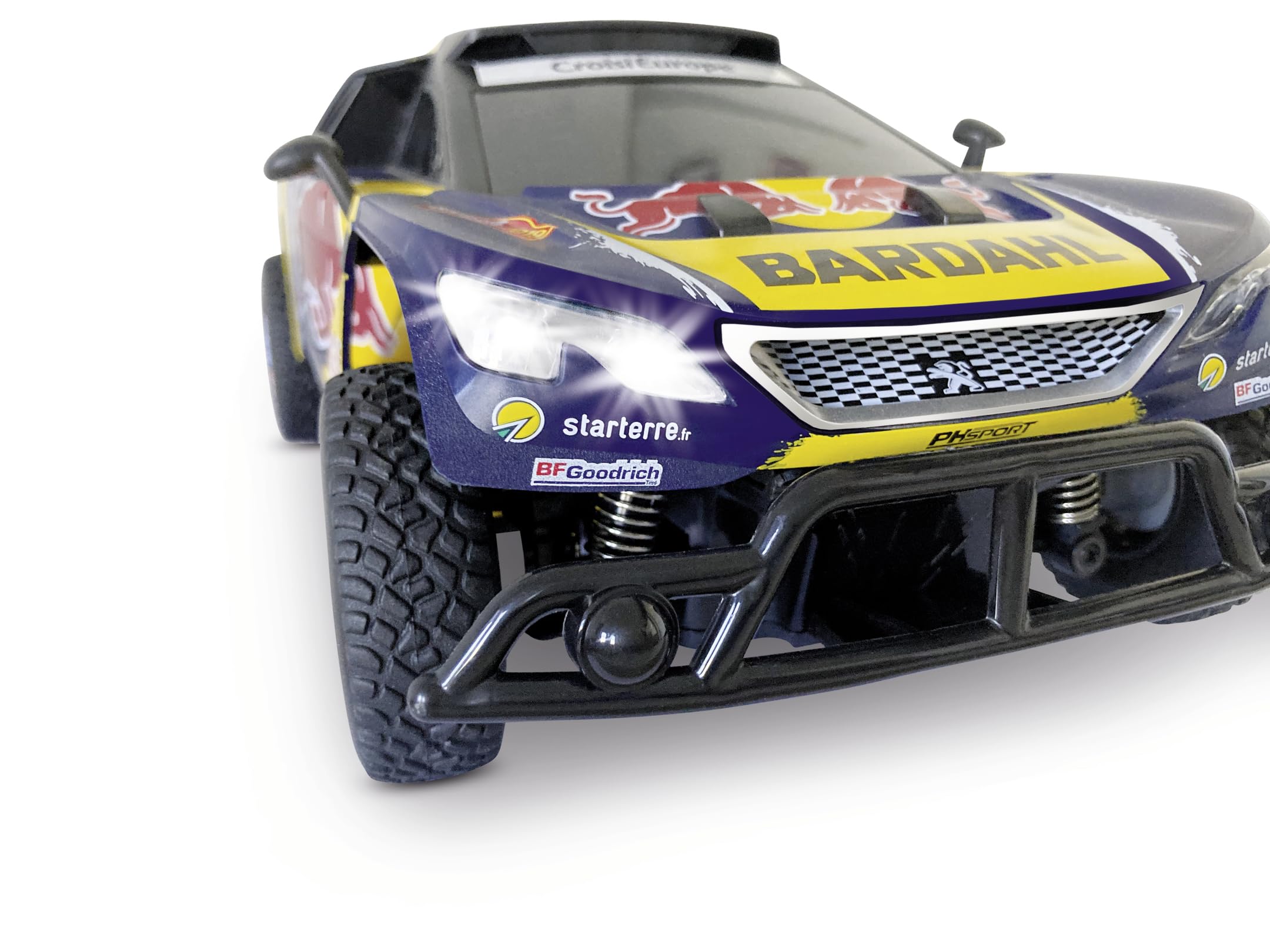 carson-1-16-rc-peugeot-rally-3008-dkr-loeb-2wd-led image 3