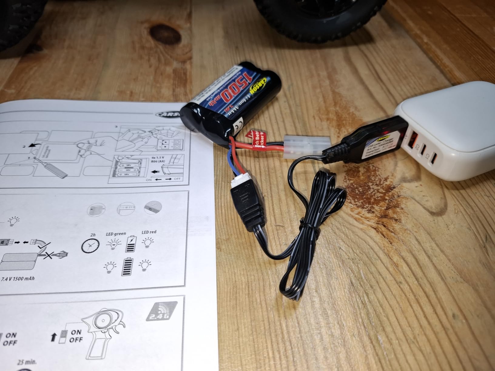Licht funktioniert