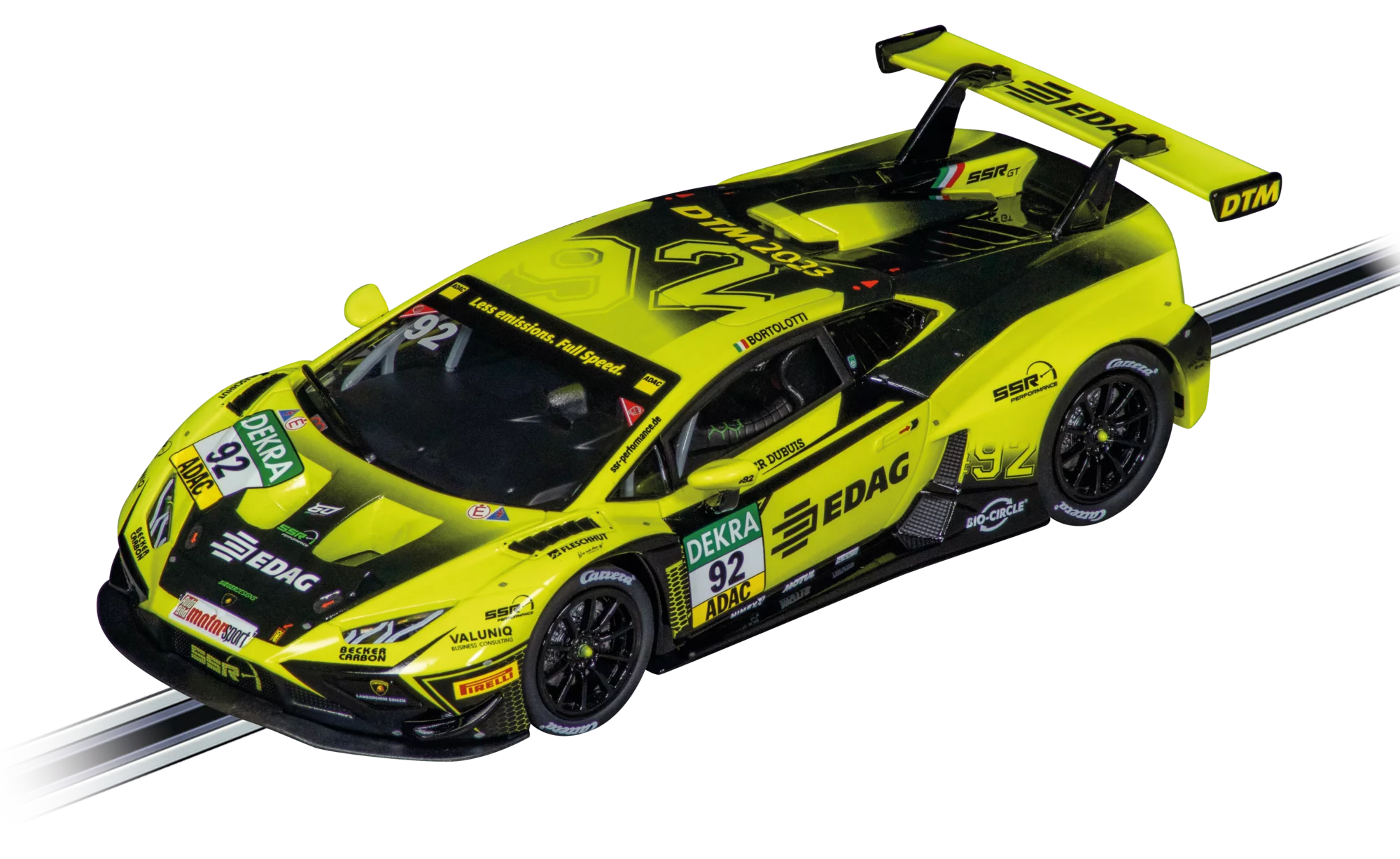 carrera-digital-132-lamborghini-huracan-gt3-evo2-slotcar-dtm-no-92 image 1