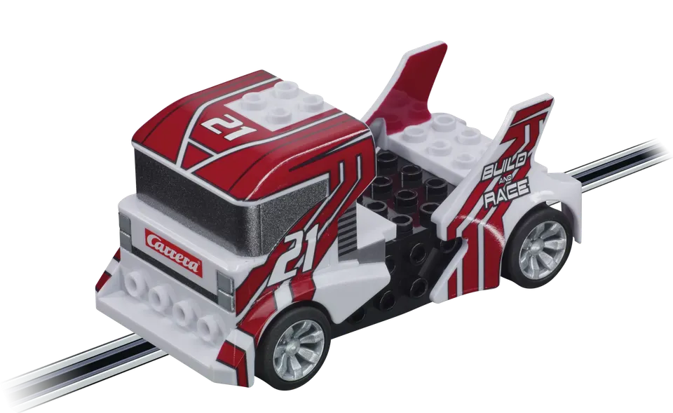 carrera-go-build-n-race-truck-white-slotcar-1-43-no-21 image 1