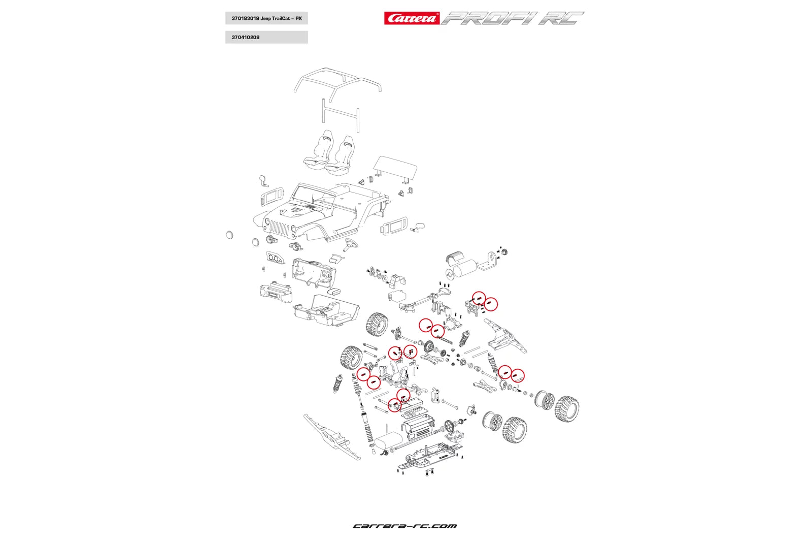 carrera-profi-rc-kugelkopfschrauben-rc-auto-ersatzteil image 2