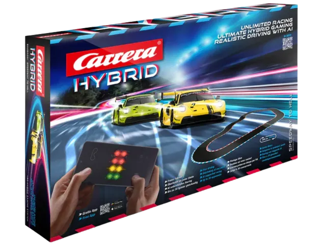 carrera-hybrid-speedway-to-hell-porsche-911-gt3-r-rennbahn-set image 1