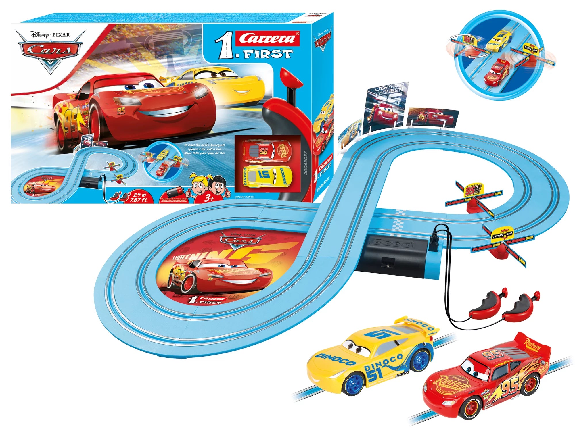 carrera-first-disney-pixar-cars-race-of-friends-rennbahn-acht-ab-3-jahren image 3