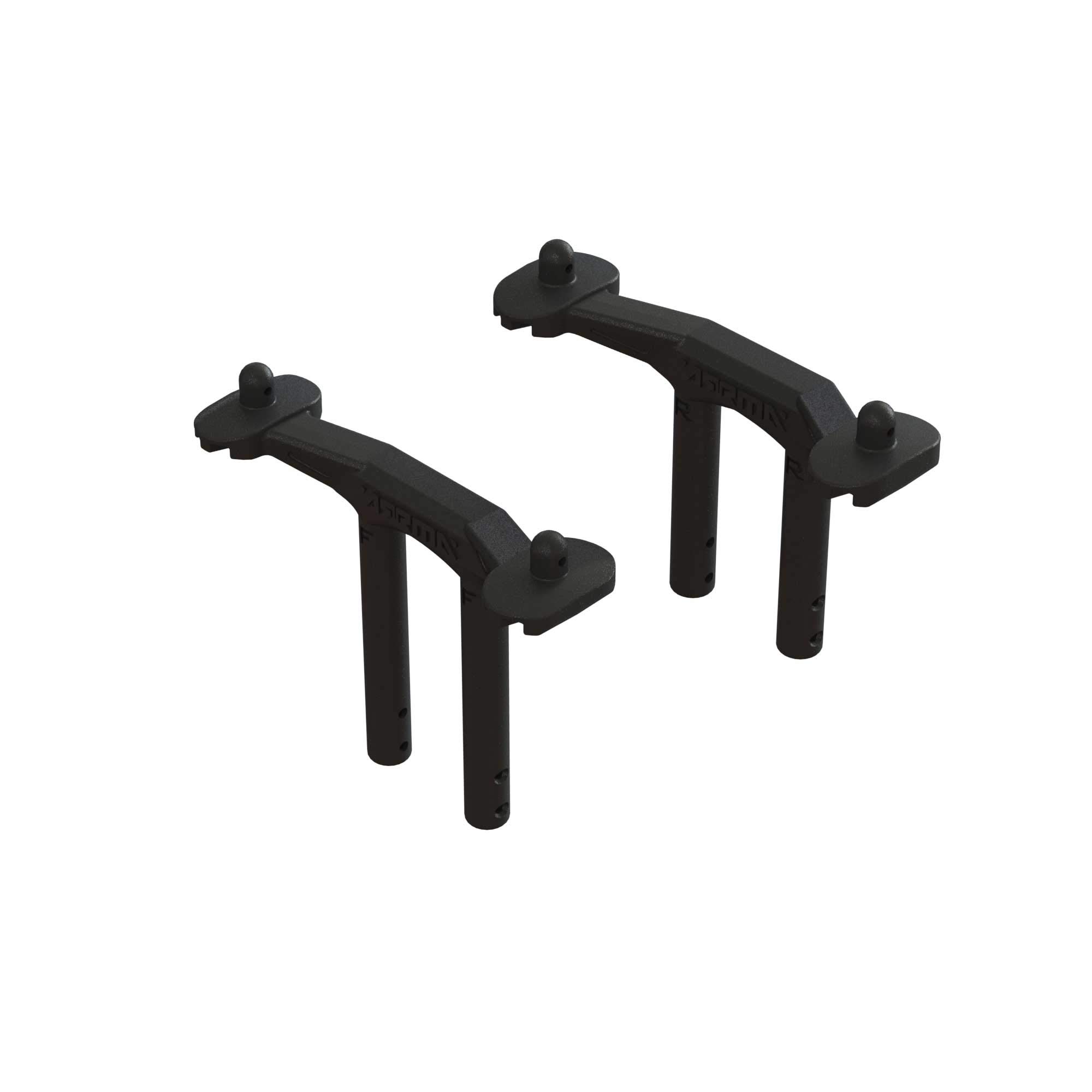 arrma-kraton-mt-karosseriehalter-vorne-hinten-metall-set image 1