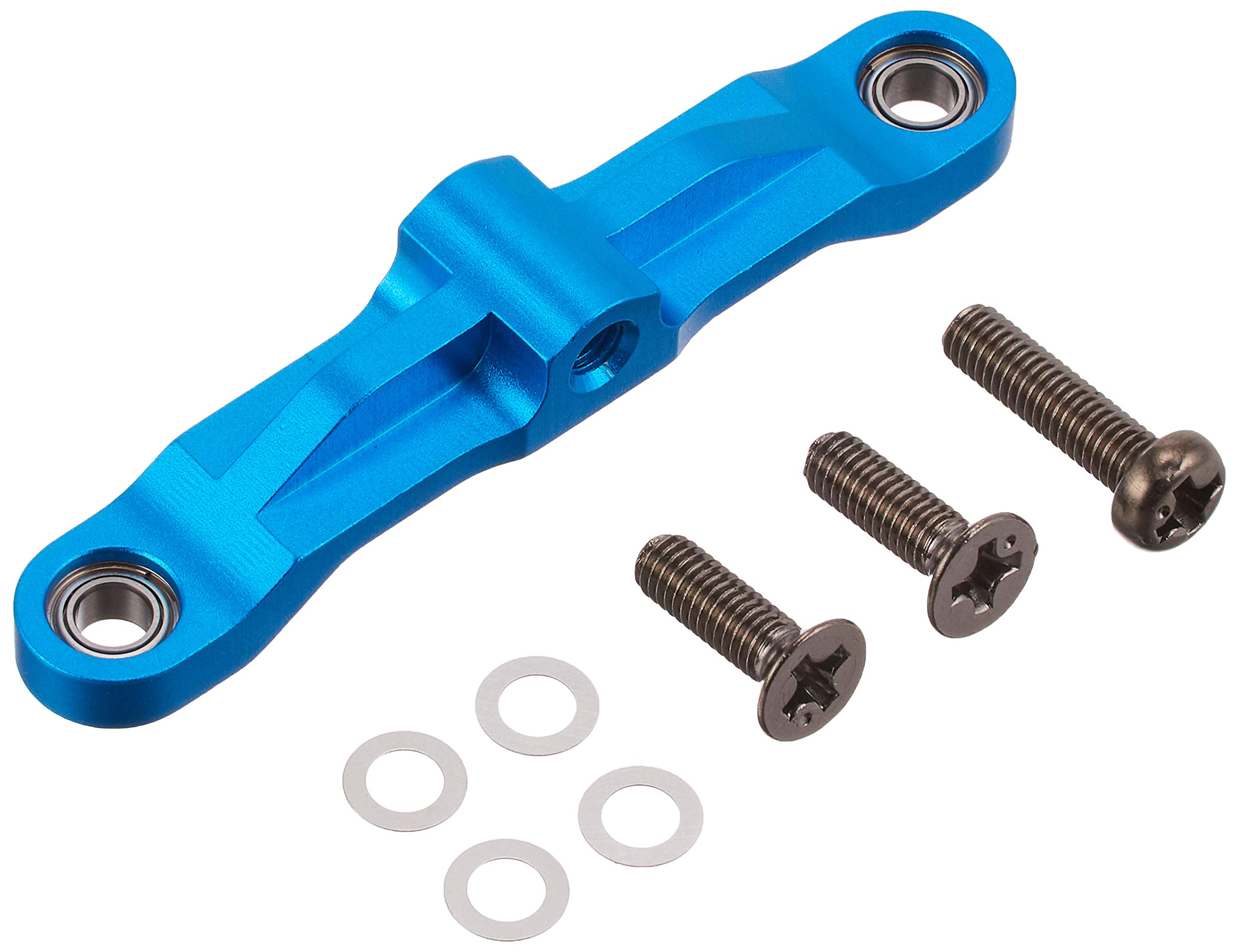 tamiya-300054575-tt-02-alu-lenkhebelverbinder-blau-tuningteil image 1