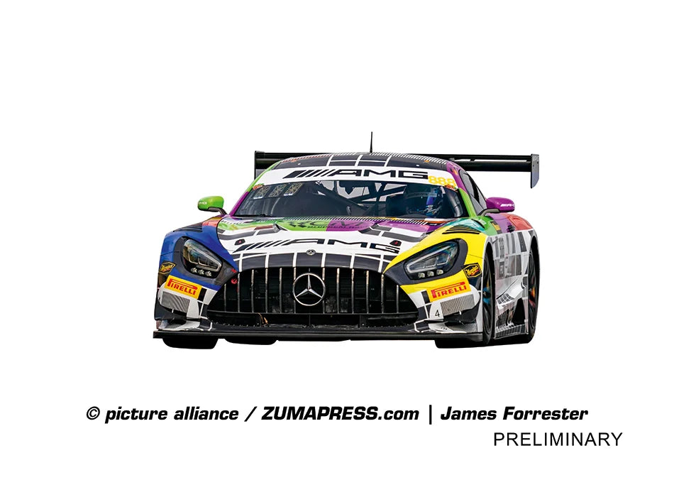 carrera-digital-132-mercedes-amg-gt3-evo-slotcar-no-888-team-gmr image 1