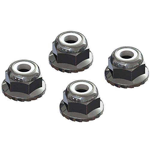 arrma-kraton-flanschmuttern-ar708008-m4-silber-4-st-ck image 2