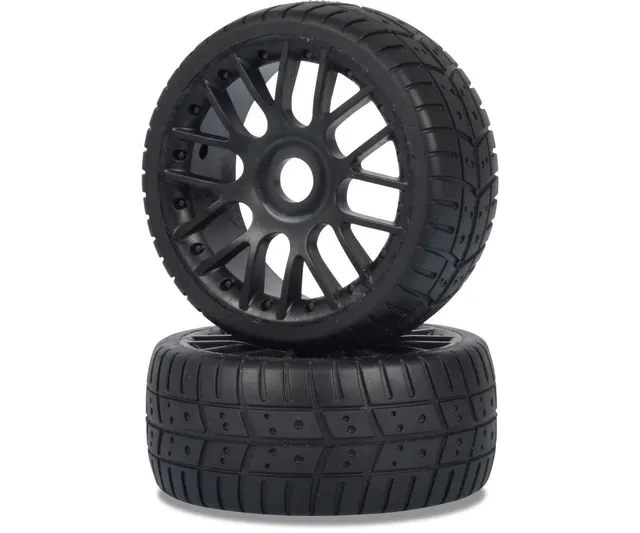 carson-rc-ersatzteile-500405840-reifen-set-on-road-1-8-schwarz-2-st-ck image 1