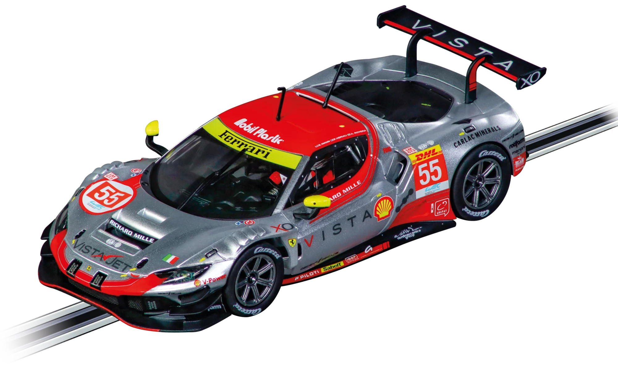carrera-digital-132-ferrari-296-gt3-vista-af-corse-no-55-slotcar-1-32 image 1