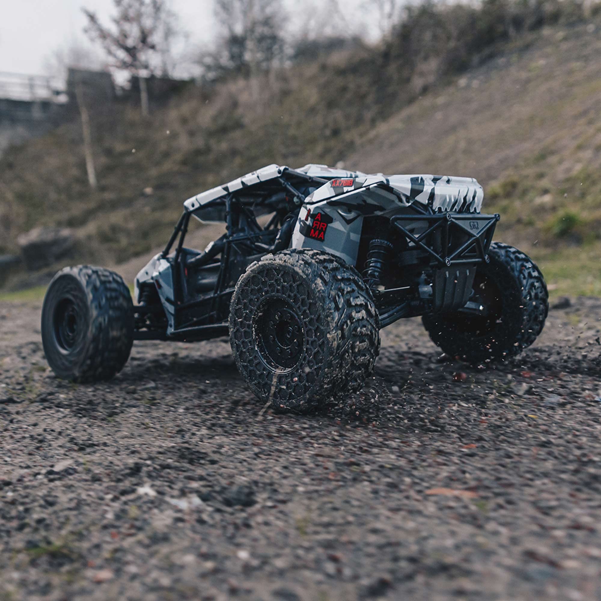 arrma-fireteam-6s-blx-rc-auto-1-7-4wd-rtr-wei-schwarz image 3
