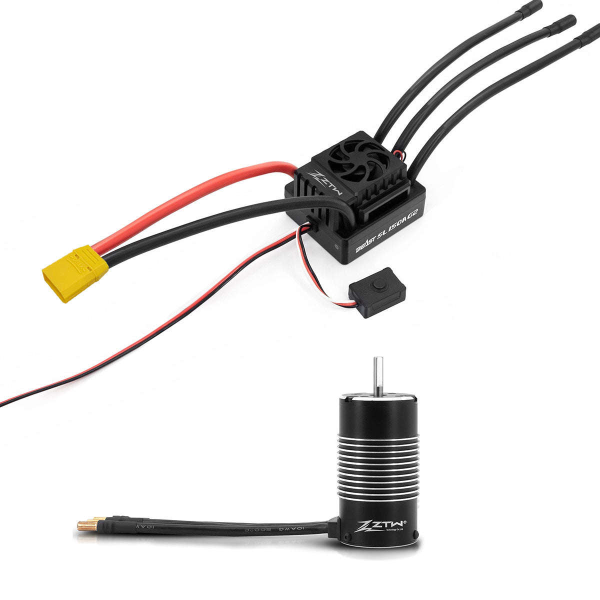 ztw-beast-g2-150a-combo-regler-4074-1950kv-1-8-xt90 image 2
