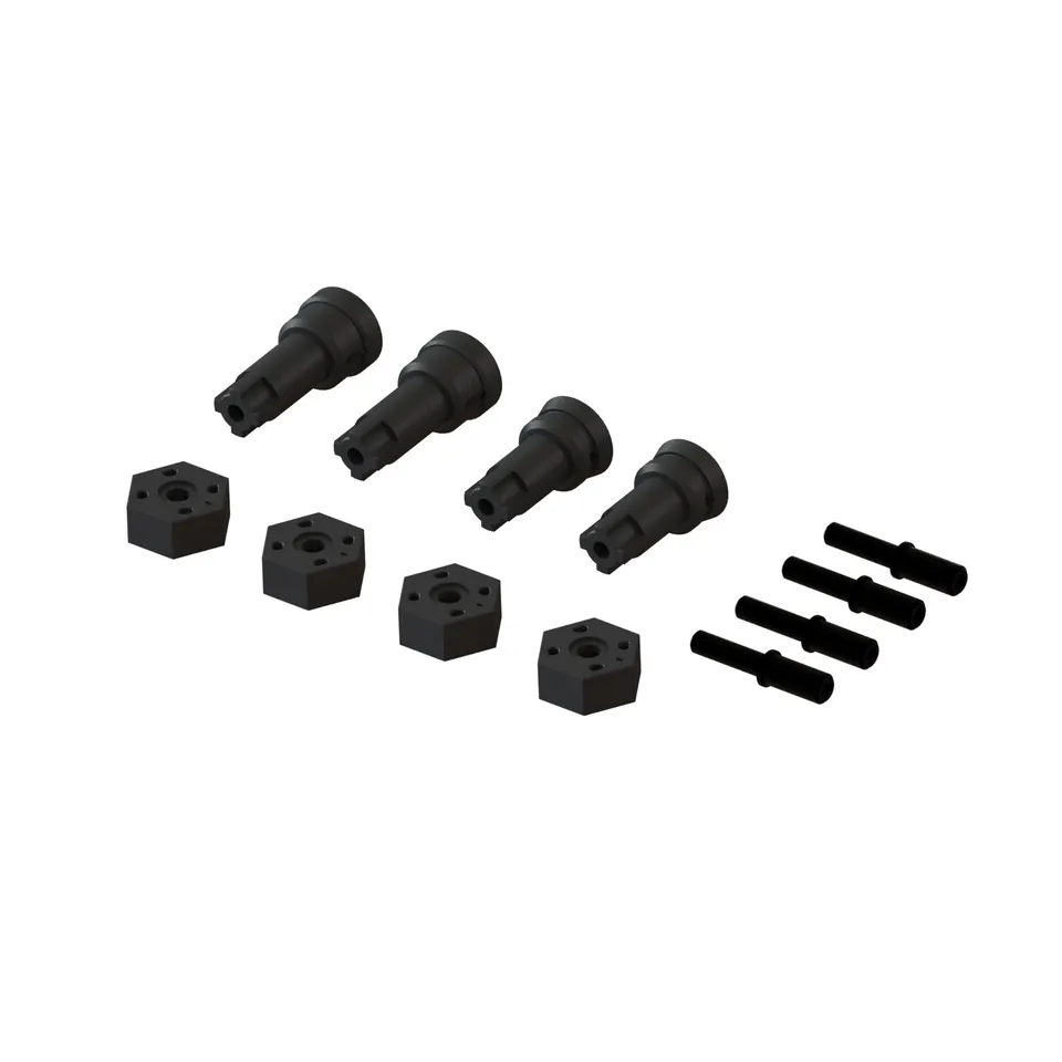 arrma-grom-ara311229-achse-und-hub-set-b image 1