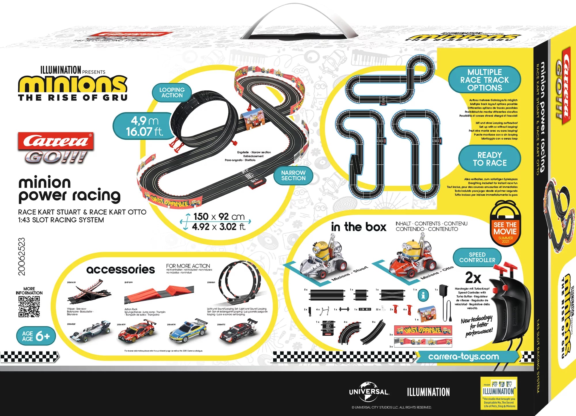 carrera-first-minions-power-racing-rennbahn-4-9m-looping image 2