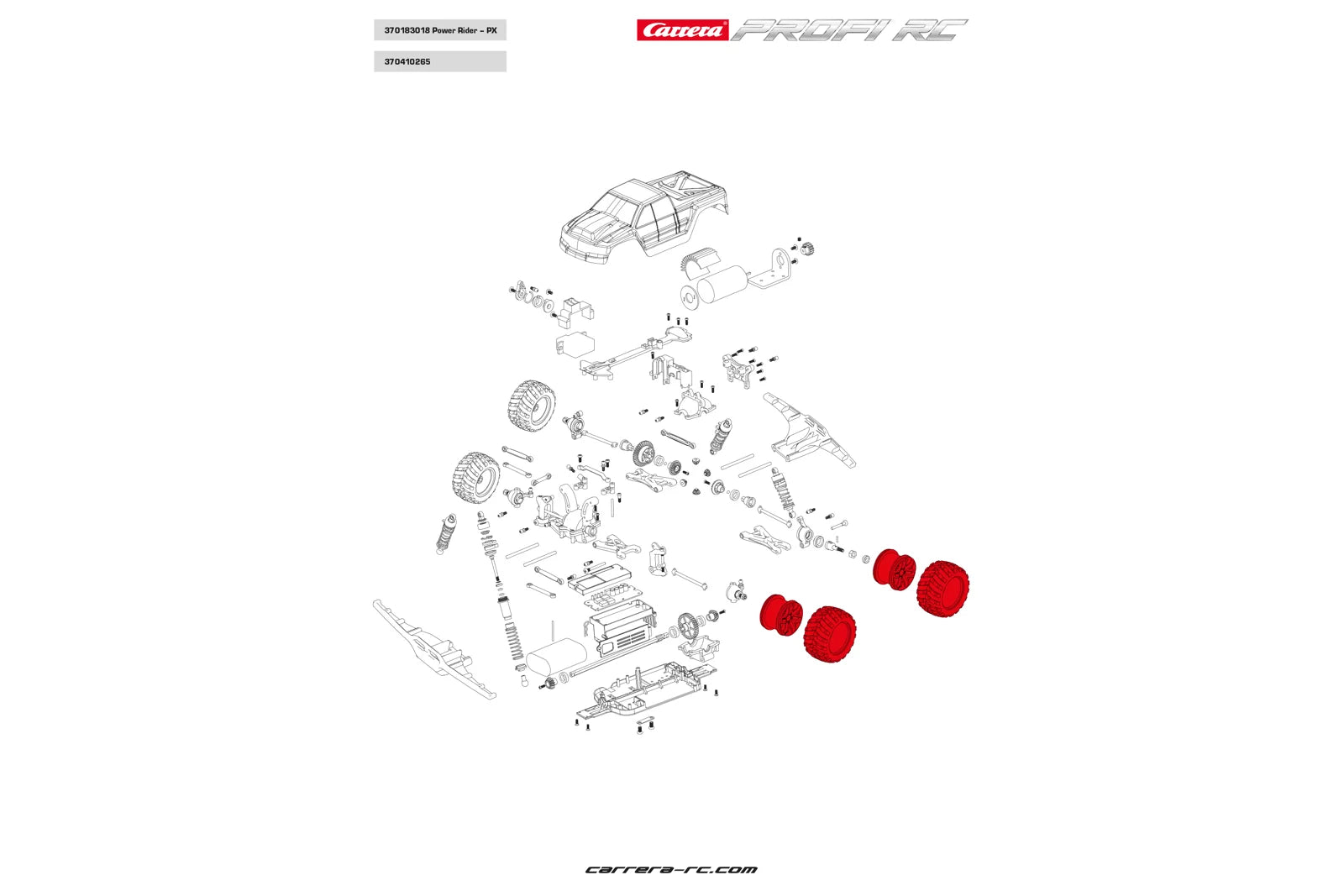 carrera-profi-rc-reifen-set-red-fibre-monster-power-rider image 2