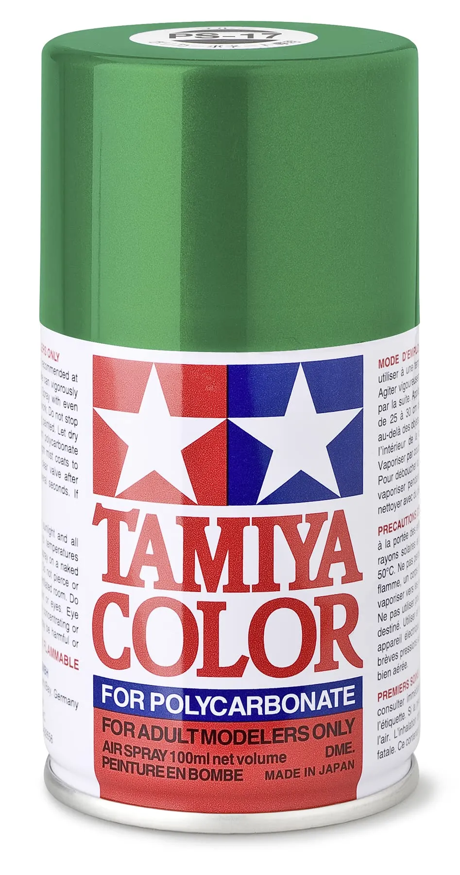 tamiya-ps-17-spr-hfarbe-metallic-gr-n-100-ml-polycarbonat image 1