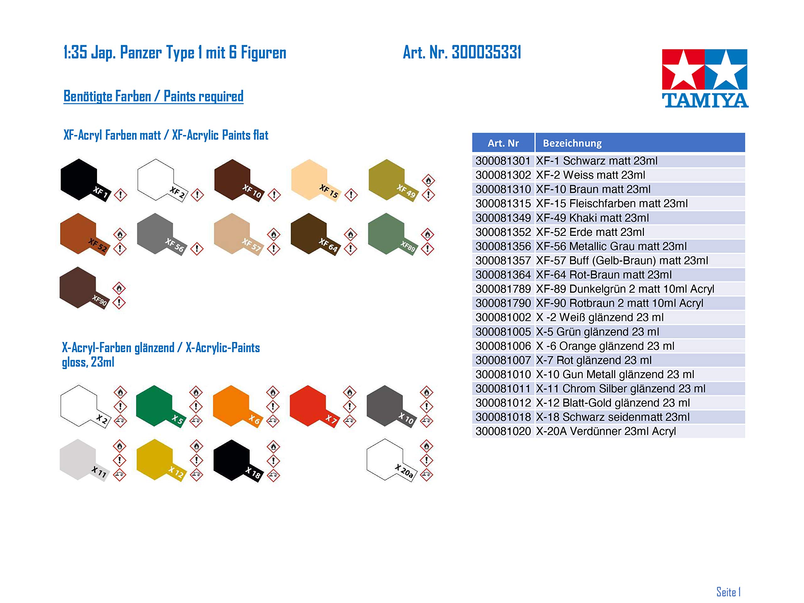 tamiya-300035331-type-1-panzer-modellbausatz-1-35-mit-figuren image 2