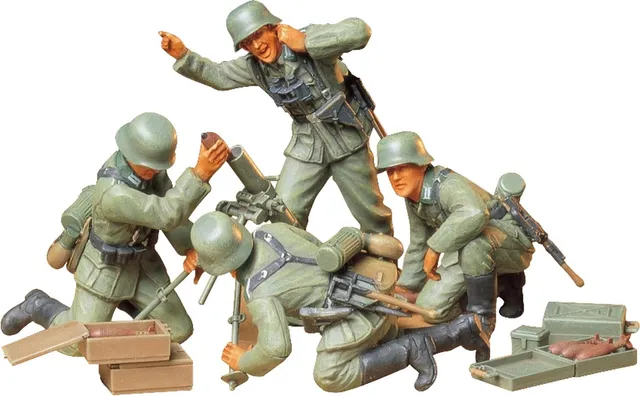 tamiya-1-35-german-infantry-mortar-team-figurenset-4-soldaten image 1