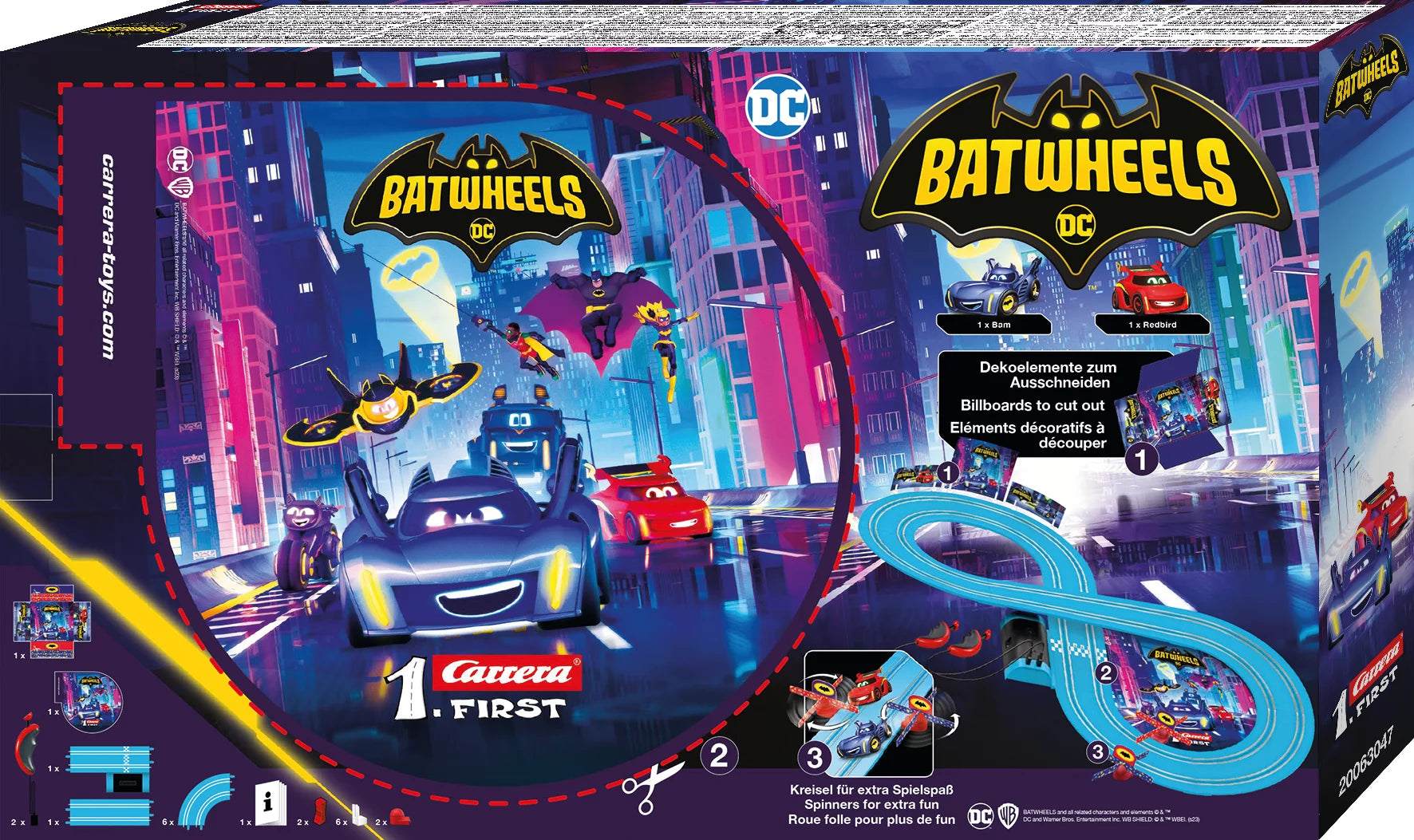 carrera-first-batwheels-time-for-action-rennbahn-2-4m image 2
