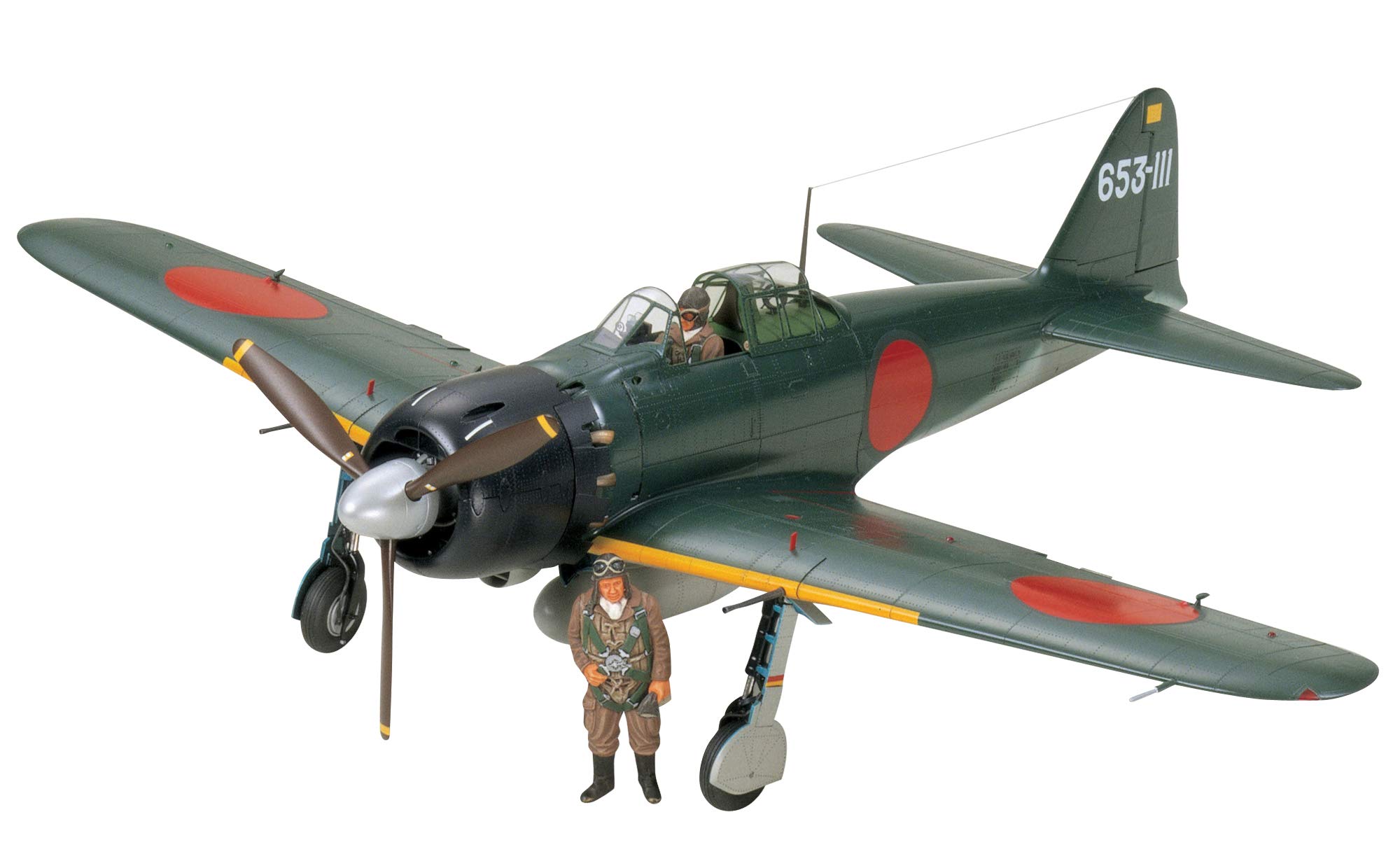 tamiya-mitsubishi-a6m5-zero-fighter-flugzeug-bausatz-1-32-300060318 image 1