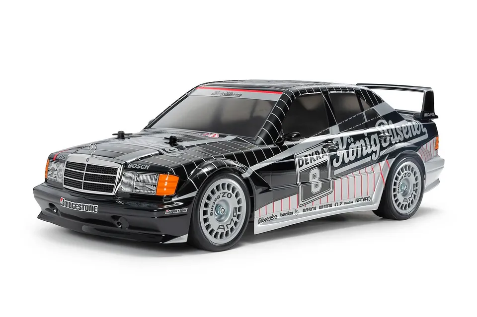 tamiya-r-c-models-58752-mercedes-190e-evo-ii-rc-bausatz-1-10 image 1