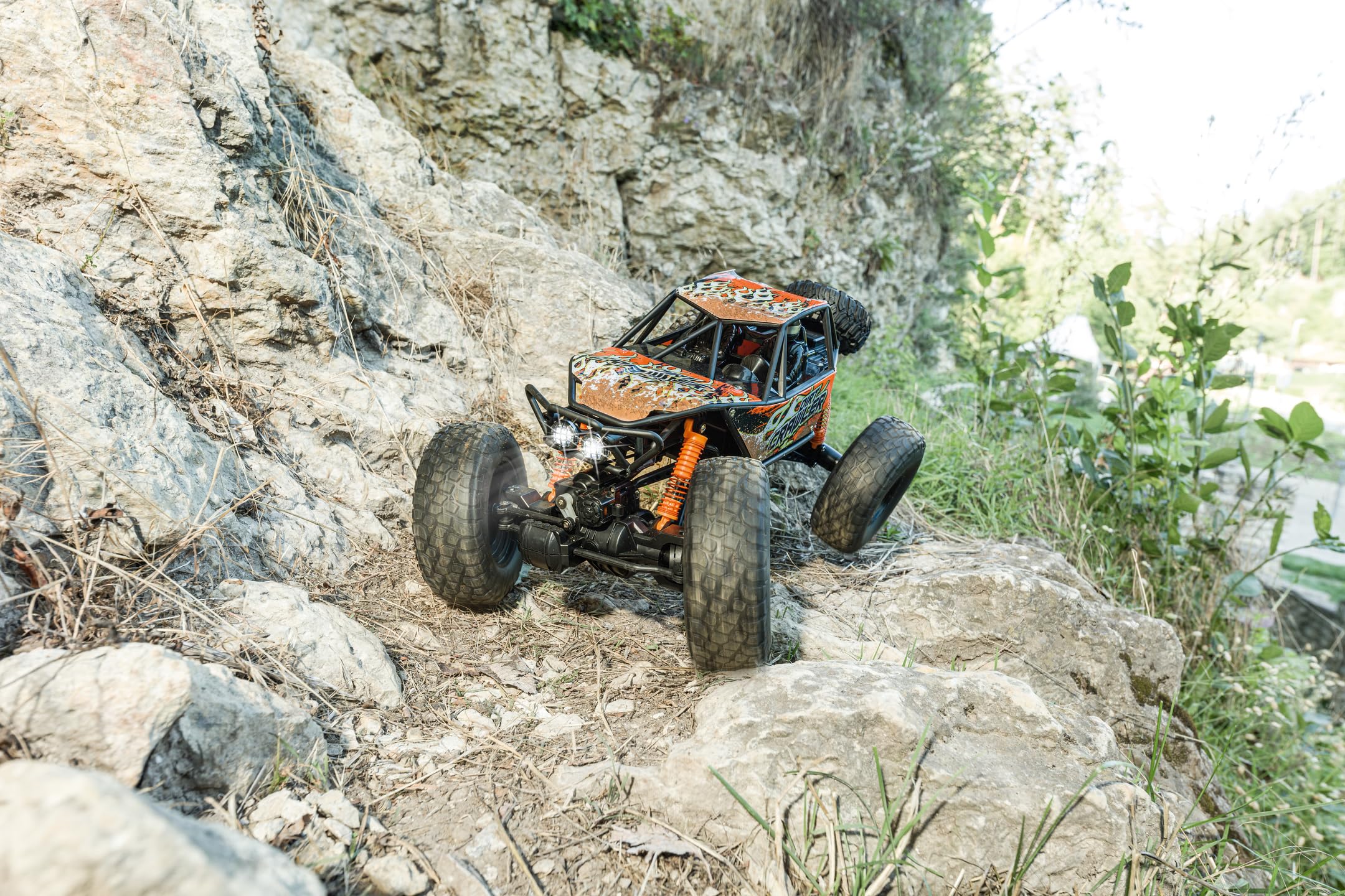 carson-rc-modelle-500404290-dirt-crawler-1-8-rc-auto-orange-rtr image 5